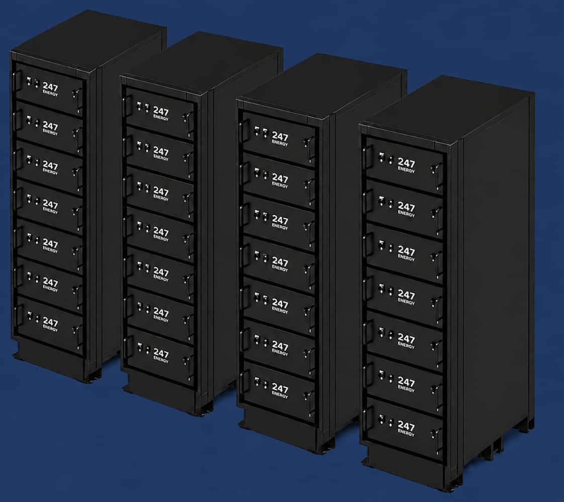 247 Energy SuperCap Rack Storage graphene supercapacitor rack-mounted indoor energy storage system